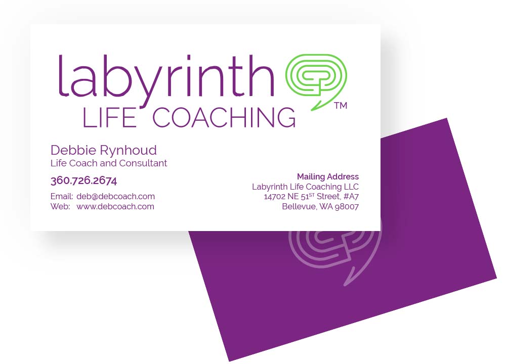 Second Labyrinth Life Coaching work example of JF Designs web design services