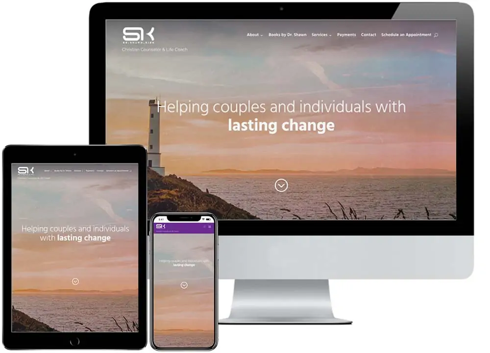 Dr. Shawn Kirk - JF Designs Web Design Work Portfolio