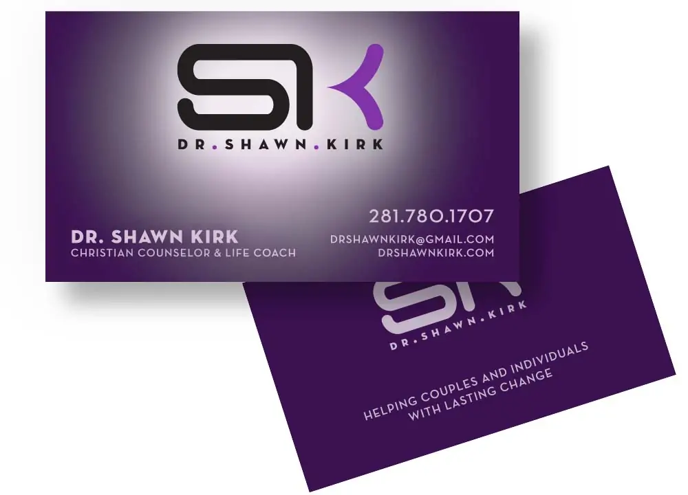 First Dr. Shawn Kirk work example of JF Designs web design services