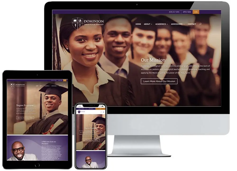 Dominion Theological Seminary - JF Designs Web Design Work Portfolio Dominion Theological Seminary - JF Designs Web Design Work Portfolio