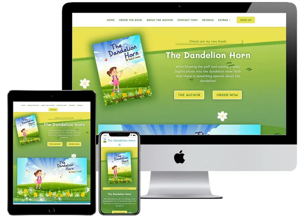 The Dandelion Horn Website Portfolio